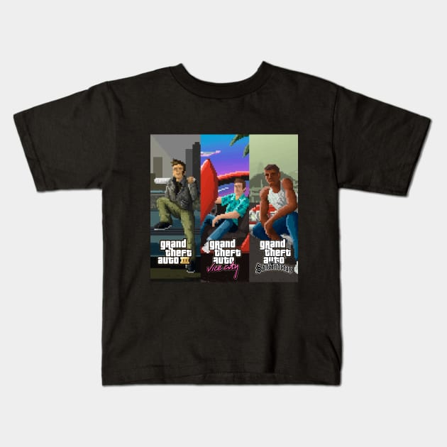 GTA Kids T-Shirt by kdigart 